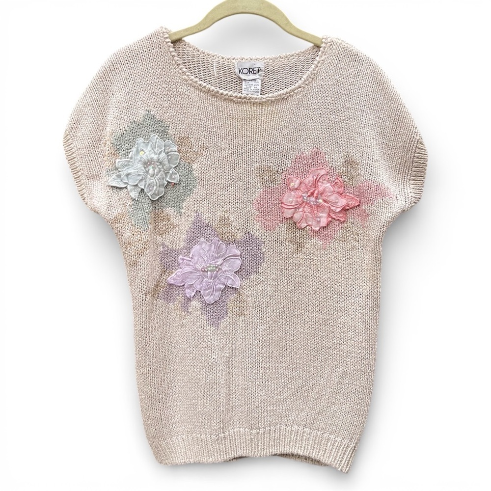 Koret Textured Cream Knit Top